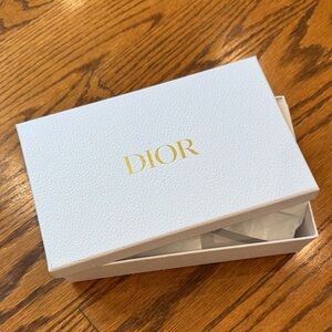 Dior White Box with Gold Logo